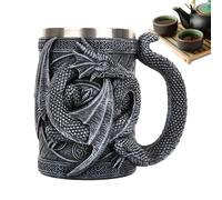 Generisch Tasse à café, tasse à bière et à café 3D | Tasse en acier inoxydable de 568 ml pour les amoureux, les fêtes et les soirées à thème