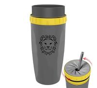 Generisch Tasse à café - Tasse à eau rotative de 300 ml avec paille