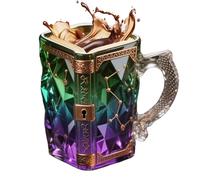 Generisch Tasse à thé en forme de livre | Récipients décoratifs | Tasse à café de lecture | Pour boissons chaudes et froides comme le vin au latte ou