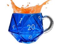 Generisch Tasse Cube arc-en- D20 - Tasse à café cube polyédrique, tasse à café avec | récipient à boisson, adapté pour la routine matinale, les soirées de jeux, la décoration de la maison, les
