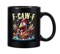 Generisch Tasse en céramique | Tasse drôle de poulet en céramique 355 ml | Coq Tasse à lait chaud, pour anniversaire femmes hommes collègues thé travail café lait chocolat chaud