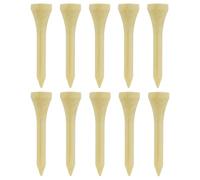 Generisch Tees de golf en bambou - 100 tees de golf en bambou | Réduit la friction, le spin latéral, plus stable, accessoires de golf | Tees de golf en bambou Sélection stricte | Très peu de produits