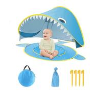 Generisch Tente de jeu pour , tente de plage pour , tente de jeu de camping de dessin animé, maison de jeu pliable, protection UV, piscine intégrée pour le camping et les pique-niques de