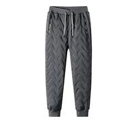 Generisch Tenue de jogging pour homme - Hiver chaud - Legging fuzzy - Jogging - Pantalon de course actif et résistant - Relaxed, Gy1., 3XL