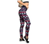 Generisch Tenue du Nouvel An Femme Leggings pour Yoga Running Santa Noël Pantalons Femme Custom Fête de Noël Bonhomme de neige Pantalon de gymnastique, bleu foncé, XL