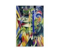 Generisch The Little Mountain Goats by Franz Marc - Impression sur toile - 30,5 x 45,7 cm