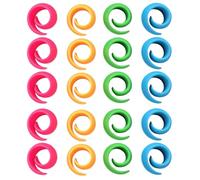 Generisch Thread Spool Hugger Lot de 20 économiseurs en silicone réutilisables et fins pour collectionneurs de broderies, hommes, femmes, amateurs, débutants