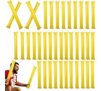 Generisch Thunder Sticks Lot de 40 bâtonnets à main | Bruits gonflables pour fêtes d'anniversaire, mariages, grands événements, jeux de basket-ball