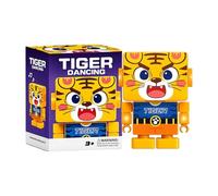 Generisch Tigre Dansant - Peluche Lumineuse - Jouet Tigre pour et Filles - pour fête d'anniversaire, Maison, école, Bureau, Jeux de rôle et Jeux