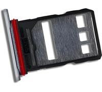 Generisch Tiroir Carte Double SIM de Rechange pour Honor 400 (DNY-NX9) Argenté