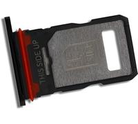 Generisch Tiroir Carte SIM Double de Rechange pour Motorola Edge 50 Pro (XT2403-2), Noir