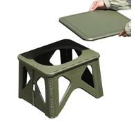 Generisch Toilettes de camping portables | Tabouret portable pliable pour l'extérieur | Indispensable pour les road trips Banc d'extérieur pour la randonnée, le camping, la tente, la pêche, les