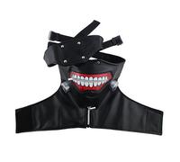 Generisch Tokyo Masque de Ghoul Kaneki Masque en latex Chapeaux d'horreur pour Halloween Carnaval Costume Fête Props