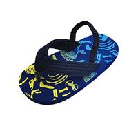 Generisch Tongs avec élastiques réglables pour garçons - Plage d'été - Pour enfant - Chaussures et chaussures en EVA - Sandales à lanières, Marine, 23 EU