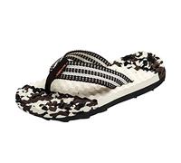 Generisch Tongs d'été pour homme - Sandales de massage - Tongs de plage - Antidérapantes - Séchage rapide - Semelle légère et douce, marron, 41 EU