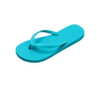 Generisch Tongs pour femme - Couleur unie - Plates antidérapantes - Chaussures de douche pour la plage, les vacances, la plage, la maison, les amoureux, bleu ciel, 43 EU