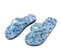 Generisch Tongs pour femme pour les activités de plein air, la détente en intérieur avec semelle extérieure confortable au design tendance d'été moderne, bleu, 38 EU