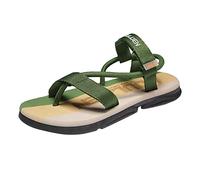 Generisch Tongs respirantes Cool Drag pour homme - Chaussures de randonnée - Pour l'intérieur et l'extérieur - Cent mules élégantes - Sandales de plage légères - Chaussures de sport - Séchage, vert