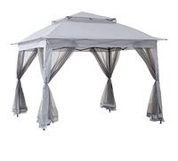 Generisch Tonnelle pop-up, double auvent, portable, pliable, tente extérieure, villa de cour, auvent de loisirs, facile à transporter, parfait pour le jardin et le camping