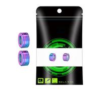 Generisch Tornillo Disco Freno | Piezas universales de Bicicleta de aleación de titanio de 2 piezas | Equilibrador cóncavo para bicicleta : para montaña, carretera, extérieur, camping