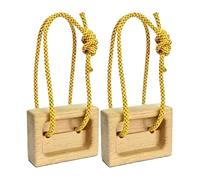 Generisch Touche d'escalade portable - Entraîneur de poignée réglable avec corde de suspension | Planche de musculation des doigts, appareil d'entraînement de la force des bras, pratique d'escalade en