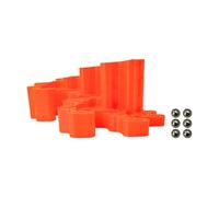 Generisch Trace de marbre - 25,2 x 11,4 cm - Traces de marbre interactives - Puzzle de Construction pour - Jouet éducatif pour Filles âgées de 3 Ans et Plus - Jeu de Bureau éducatif