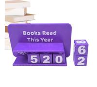 Generisch Tracker de progression de lecture, compteur de livres 3D, décoration de comptage de livres, pour les amateurs de littérature, lecteur de bibliothécaire Amanti Dei Libri