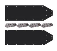 Generisch Traîneau à cerfs - Traîneau à neige pour cerfs - Traîneau à neige pour pêche sur glace, traîneau pour cerfs, traîneau polyvalent pour le remorquage de la chasse au cerf, du bois de chauffage