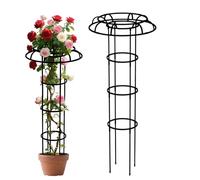 Generisch Treillis de jardin - Forme de parasol verticale pour toutes les conditions météorologiques - Pour grimpantes, pois, haricots, tomates, clématites, rebord de fenêtre, balcon, terrasse