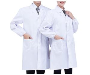 Generisch Trench Coat Femme Noir Femmes Manches Longues Blouse de Laboratoire Blanche pour Étudiants, Médecins Beauté, Vêtements de Travail de Laboratoire Polyvalents Femme Manteau avec Fausse