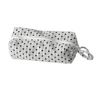 Generisch Trousse à crayons avec fermeture éclair à pois, Noir , Siehe Beschreibung, Voir description