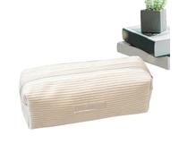 Generisch Trousse à crayons de grande capacité | Organisateur de poche de papeterie avec fermeture éclair | Kit de rangement portable en velours pour stylos, effaceurs, école, bureau et étudiant