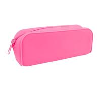 Generisch Trousse à crayons en silicone - Fermeture éclair souple et flexible - Porte-stylo - Sac de papeterie portable - Multi-usage - Organisateur de citoyens pour l'école, le bureau, les voyages et