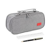 Generisch Trousse à crayons pour lycéen, boîte à crayons et papeterie, gris