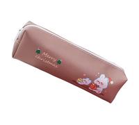 Generisch Trousse de Noël | Jolie Trousse de Maquillage avec Fermeture | éclair | Trousse à crayons robuste, décoration de Noël polyvalente pour l'école, les voyages, les stylos, Lapin de Noël, voir