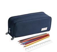 Generisch Trousse étanche pour fille, bleu marine, Voir description, Voir | Trousse à crayons pour enfants, adolescentes, filles, étudiants, femmes, école, dortoir, bureau