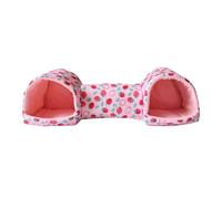 Generisch Tunnel pour petits animaux - Tunnel de cachette pour lit de hamster - Lavable en machine - Accessoire de cage pour animaux de compagnie - Pour chinchillas, lapin, furet, hamster - Accessoire