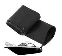 Generisch Tuyau de câble pour moteur à traîne, 122 cm, fermeture éclair, protection de fil pour câble, noir, Küçük Orta Büyük Köpek Yavrusu İçin Seyahat
