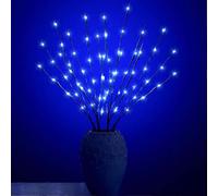 Generisch Twinkle Light Branches for Vases, Lighted Branches for vases Prelit Branches, 30 inch Battery Operated Willow Twig Wedding Romantic Indoor Decoration, Bendable DIY Craft Twigs(Blue)