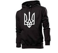 Generisch Ukraine Armoiries Hommes à Capuche Sweat - shirt84 - Noir, L