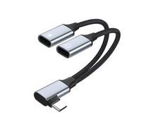 Generisch USB C multifonction avec écouteurs, double type | Décodeur portable qui prend en charge la transmission du son sans perte et la capacité de charge rapide simultanée