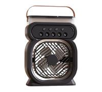 Generisch Ventilateur de brouillard portable - Ventilateur de refroidissement portable avec brume de pulvérisation - Avec réservoir de 0,45 l et 3 niveaux - Pour dormir, voyager, camping, randonnée