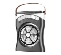 Generisch Ventilateur de bureau avec brume, ventilateur de pulvérisation d'eau rechargeable, refroidisseur rotatif à 180 °, trois vitesses pour temps chaud, chambre à coucher, bureau