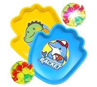 Generisch Ventouse - Boule lumineuse de 6 cm - Kit de jeu de coordination œil-main - Poignée de disque - Pour la pause scolaire, le remplissage du panier de Pâques, l'exercice interactif