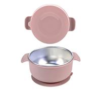 Generisch Ventouses pour bébé - Récipient à nourriture et à collation en acier inoxydable - anti-brûlure - Gamelles pour bébés - Accessoires de sevrage LED pour nourrissons et tout-petits