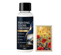 Generisch Vernis acrylique brillant 50 ml imperméable transparent pour | Peinture acrylique finition brillante pour peintres, enseignants, débutants, expérimentés, maison, studio, galerie