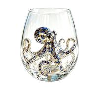 Generisch Verre 2D de 420 ml | Verres de bar animaux marins pour eau glacée, jus, lait, café, pendaison de crémaillère et fêtes à thème, maison