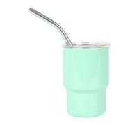 Generisch Verres à shot amusants | Gobelet à sublimation 90 ml avec paille | Bouteilles en acier inoxydable pour boissons chaudes et froides comme accessoire de fête pour fêtes et événements