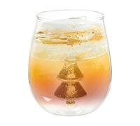 Generisch Verres de Noël | Décorations de table debout, verres à vin d'arbre de Noël et à boire - Pour salon chambre bureau bar restaurant fête mariage thé lait jus