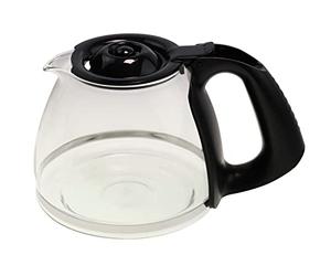 Generisch Verseuse en verre pour machine à café Tefal CM5338, transparente, cylindrique, passe au lave-vaisselle